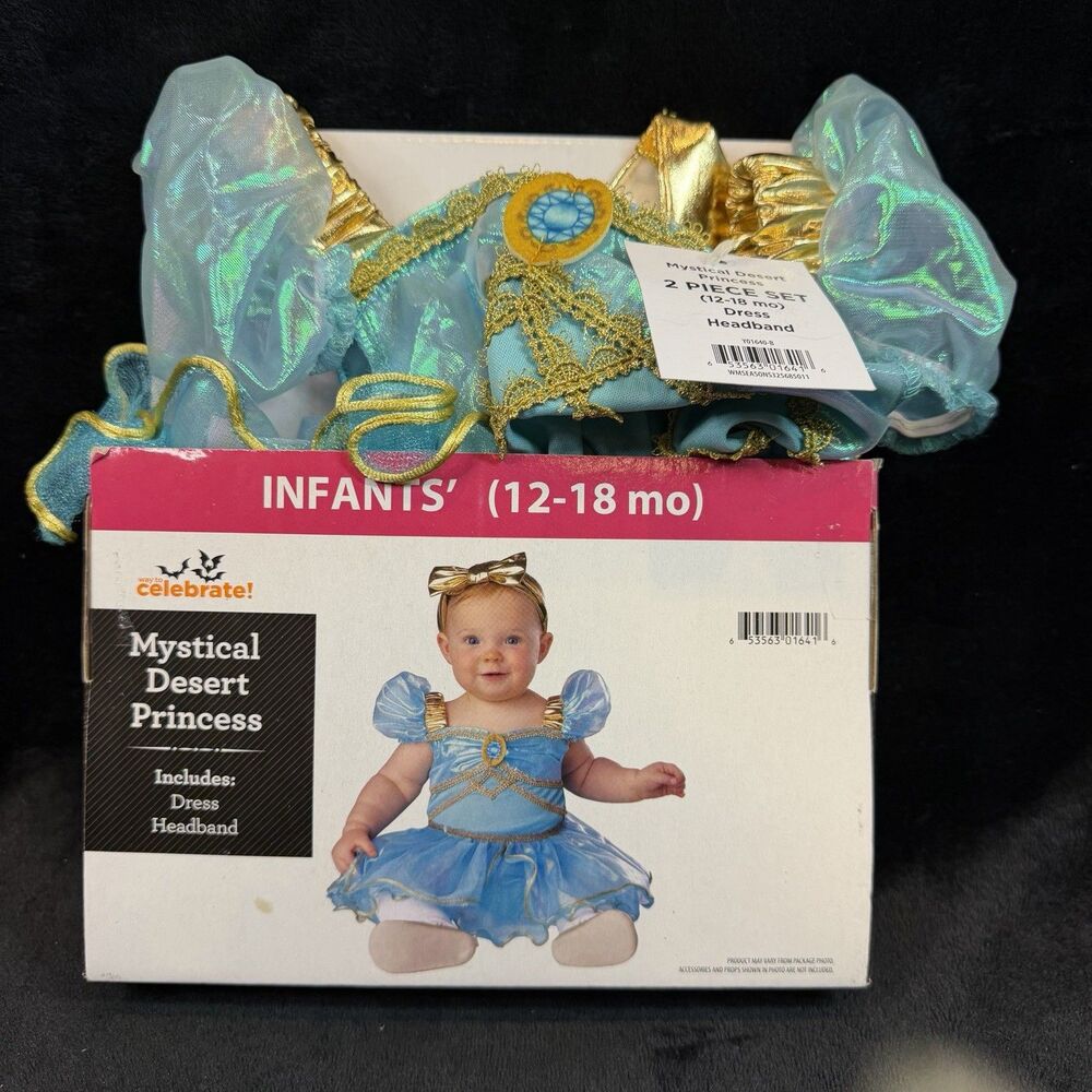 Infant Halloween Costume Mystical Desert Princess 12-18 Months New Dress Up Play
